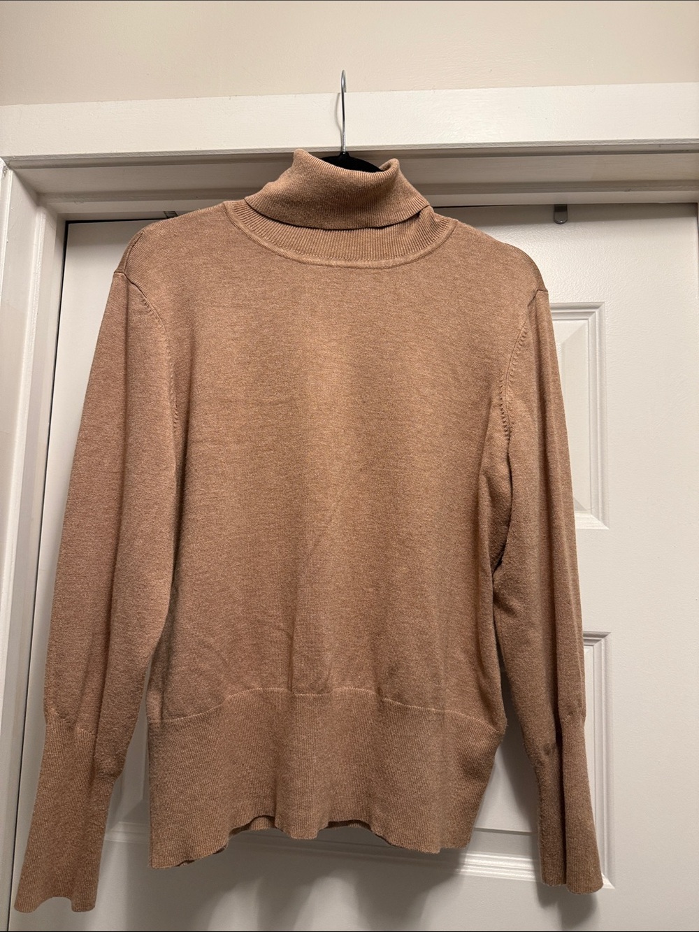 Cleo Camel Turtleneck Sweater